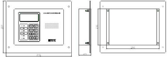 LDQ80電氣火災(zāi)區(qū)域顯示器